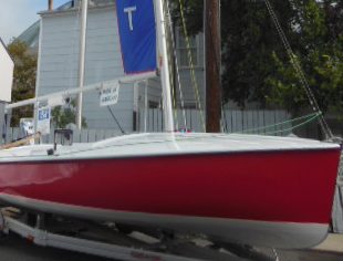 Racing Boat in Annapolis