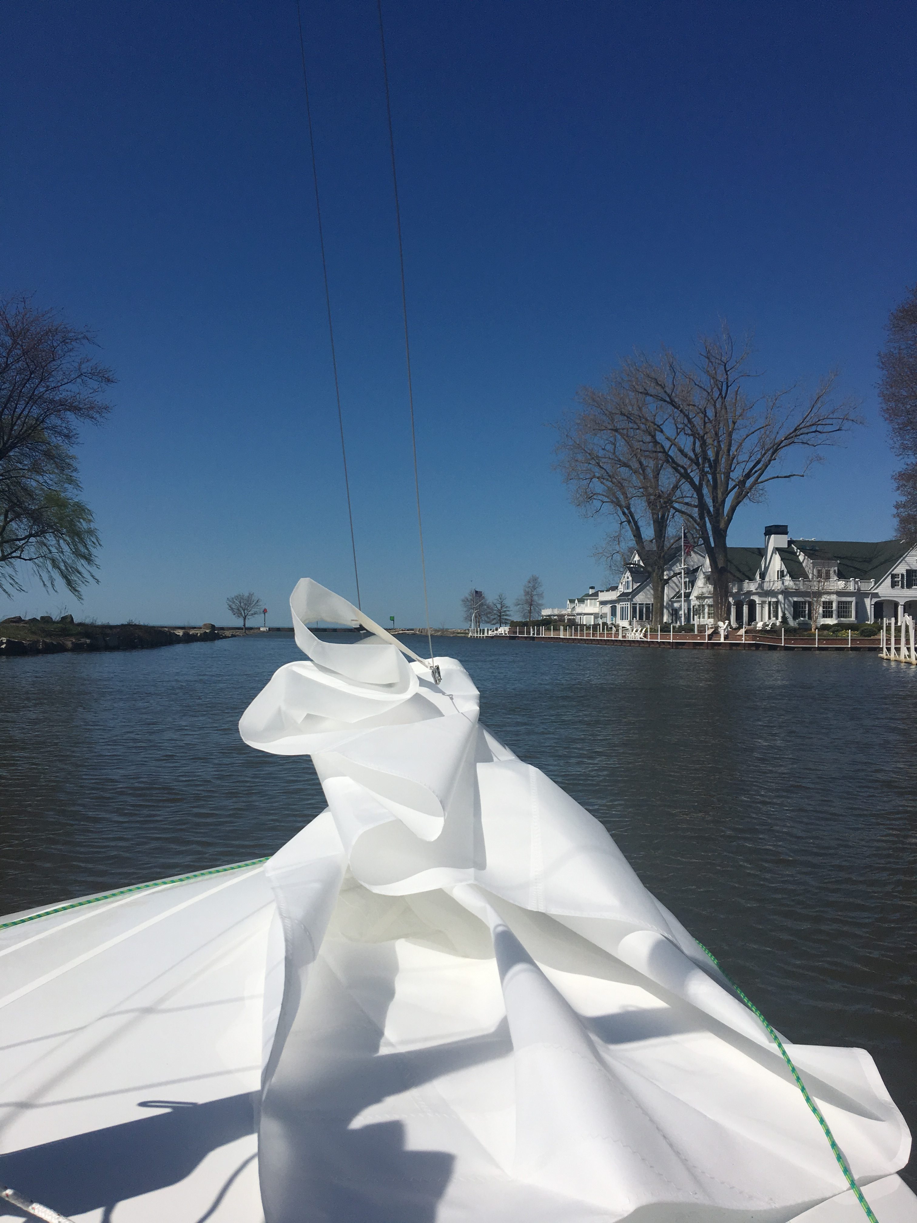 Motoring out inlet