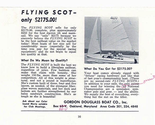 Flying Scot Ad